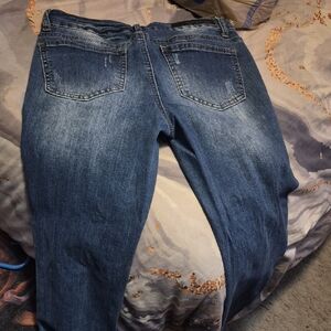 Women's Straight Leg Blue Jeans